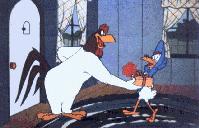 Foghorn Leghorn and Miss Prissy - click for more